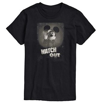 Disney's Mickey Mouse Men's Watch Out Graphic Tee