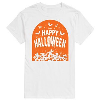 Disney's Mickey Mouse & Friends Men's Happy Halloween Group Graphic Tee