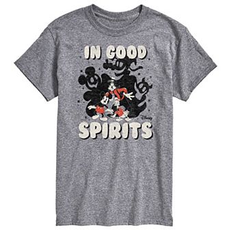 Disney's Mickey Mouse & Friends Men's In Good Spirits Graphic Tee