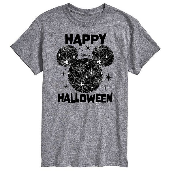 Disney's Mickey Mouse Men's Spider Web Silhouette Happy Halloween ...