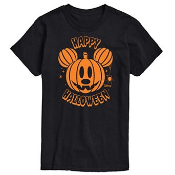 Disney's Mickey Mouse Men's Pumpkin Graphic Tee