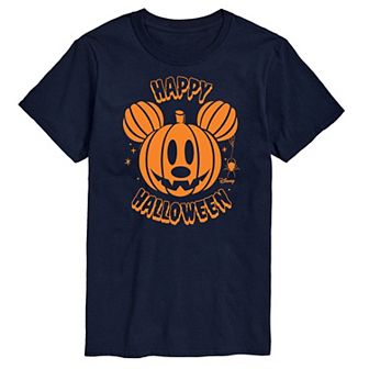 Disney's Mickey Mouse Men's Pumpkin Graphic Tee