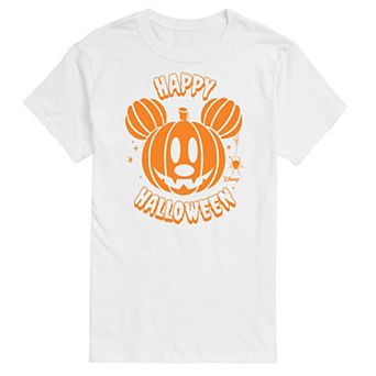 Disney's Mickey Mouse Men's Pumpkin Graphic Tee