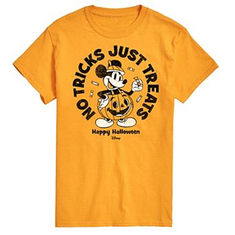 Disney's Mickey Mouse Men's No Tricks Just Treats Graphic Tee