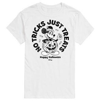 Disney's Mickey Mouse Men's No Tricks Just Treats Graphic Tee