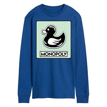 Men's Monopoly Duck Token Long Sleeve Graphic Tee