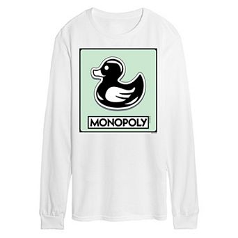 Men's Monopoly Duck Token Long Sleeve Graphic Tee