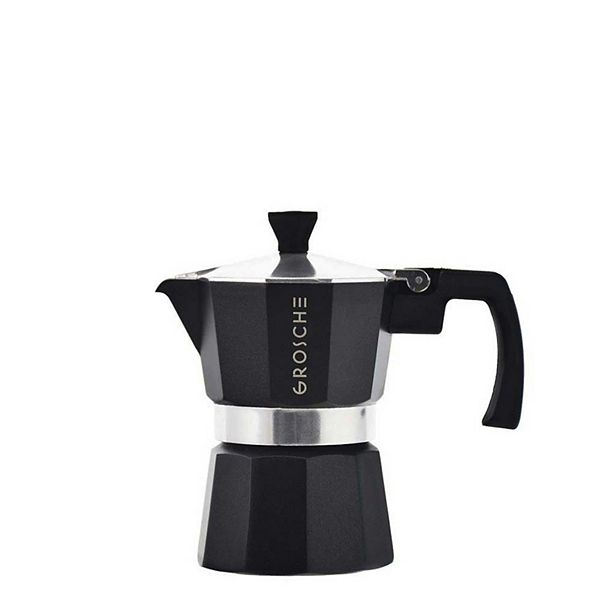 GROSCHE Milano Stovetop Espresso 1Cup Moka Pot Coffee Maker