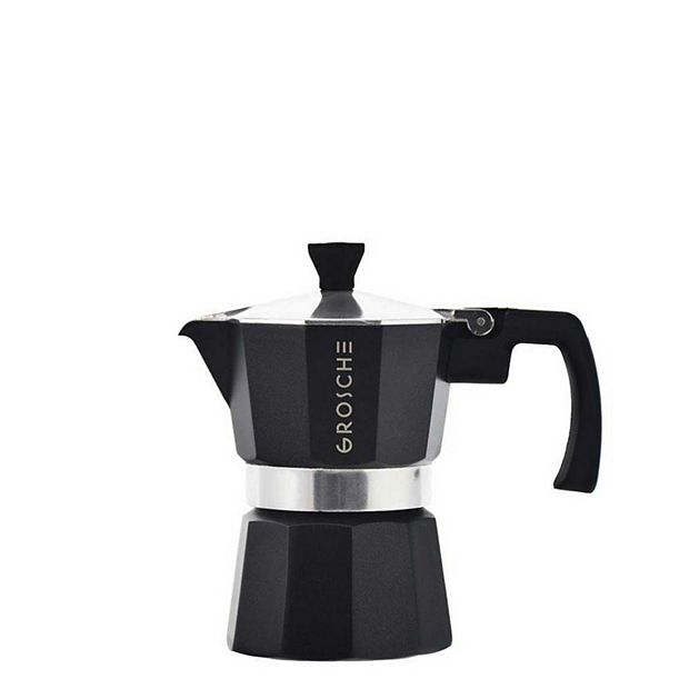 GROSCHE Milano Stovetop Espresso Maker Moka pot 1 espresso Cup