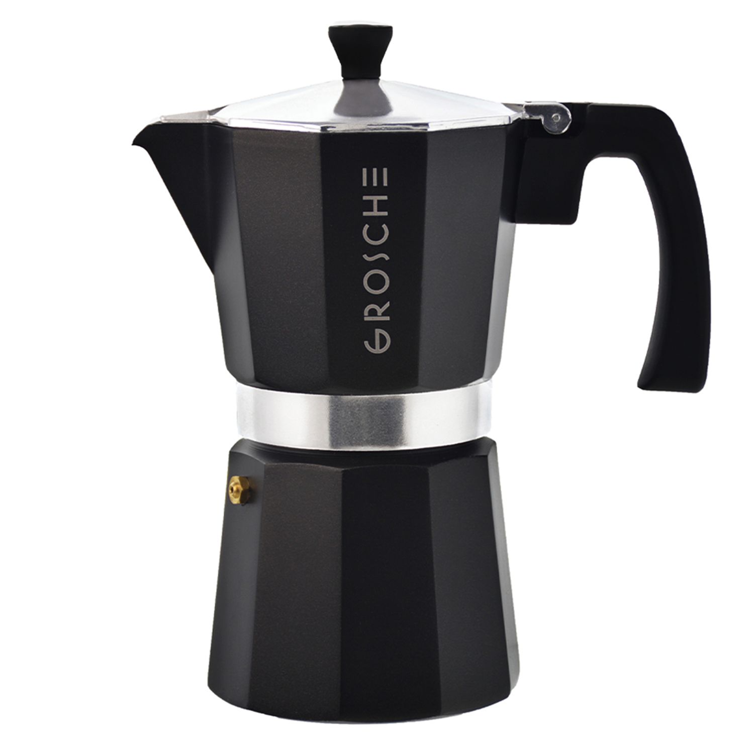 Grosche Milano Stovetop Espresso Coffee Maker and Electric Burr Coffee Grinder Bundle, Blue