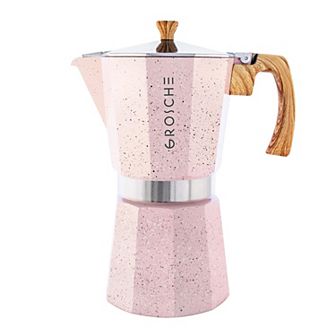 GROSCHE Milano Stone Stovetop Espresso 12 cup Moka Pot Coffee Maker