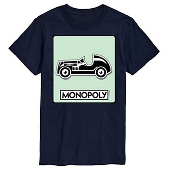 Men's Monopoly Car Game Token Graphic Tee