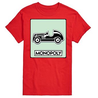 Men's Monopoly Car Game Token Graphic Tee