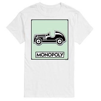 Men's Monopoly Car Game Token Graphic Tee
