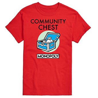 Men's Monopoly Community Chest Graphic Tee