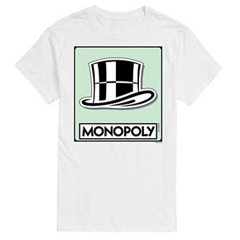 Men's Monopoly Hat Token Graphic Tee