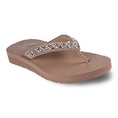 Womens Sparkly Sandals Rhinestone Flip Flop Shoes For Women,Black/Blue/Brown,  Size 5-11