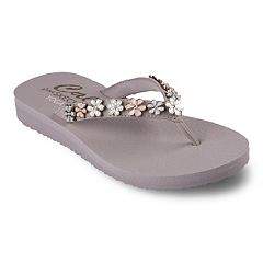 Womens Purple Comfort Sandals - Shoes