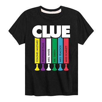Boys 8-20 Clue Graphic Tee