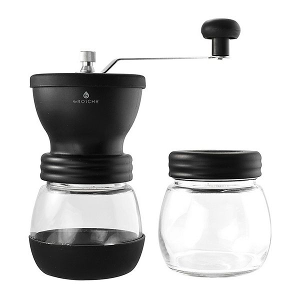 GROSCHE Bremen Manual Ceramic Conical Burr Coffee Grinder With Extra