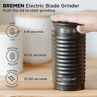 GROSCHE BREMEN BLADE Electric Blade Coffee Grinder