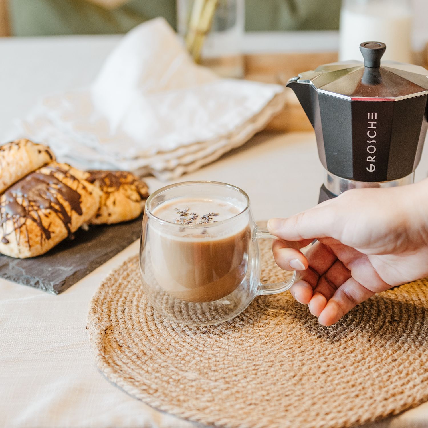 Drink Moka Hot Milk Chocolate Beverage Barista Pro Lovit Moka 500g