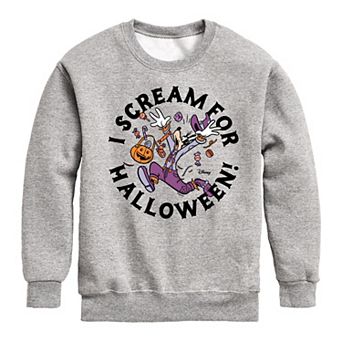 Disney's Goofy Boys 8-20 Scream For Halloween Fleece Sweatshirt