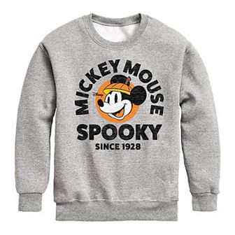 Disney's Mickey Mouse Boys 8-20 Spooky Since 1928 Fleece Sweatshirt
