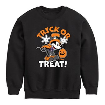 Disney's Mickey Mouse Boys 8-20 Trick Or Treat Crew Fleece Sweatshirt