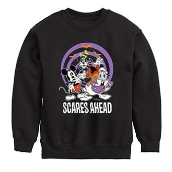 Disney's Mickey Mouse & Friends Boys 8-20 Scares Ahead Glow Fleece Sweatshirt