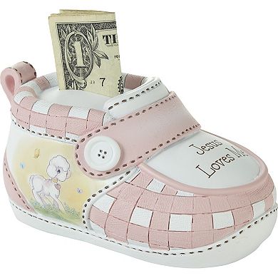 Precious Moments "Jesus Loves Me" Bootie Ceramic Bank