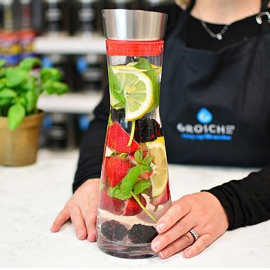 GROSCHE RIO Infused Glass Water Pitcher