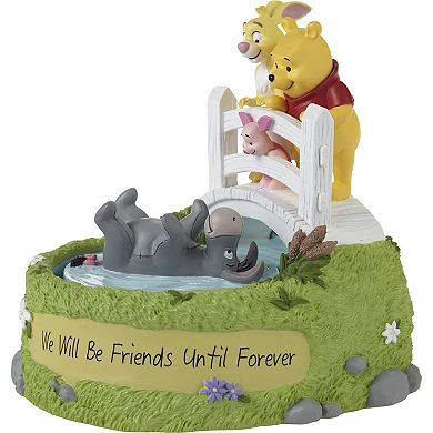 Disney's Winnie The Pooh We Will Be Friends Until Forever Musical Table Decor by Precious Moments