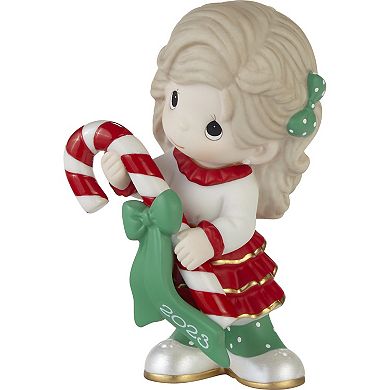 Precious Moments Sweet Christmas Wishes 2023 Porcelain Figurine Table Decor
