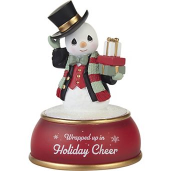 Precious Moments Wrapped Up In Holiday Cheer Musical Table Decor