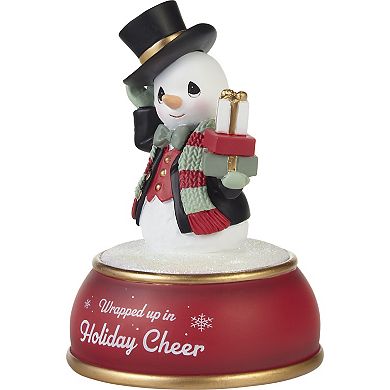 Precious Moments Wrapped Up In Holiday Cheer Musical Table Decor