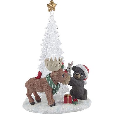 Precious Moments It Moose Be Christmastime LED Figurine Table Decor