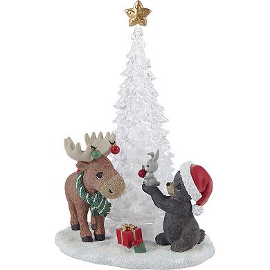 Precious Moments It Moose Be Christmastime LED Figurine Table Decor