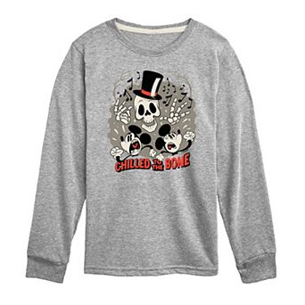 Disney's Mickey Mouse Boys 8-20 Chilled To The Bone Long Sleeve Graphic Tee
