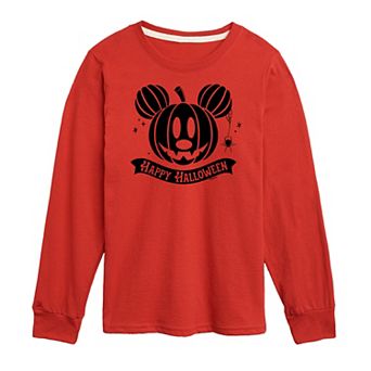 Disney's Mickey Mouse Boys 8-20 Happy Halloween Long Sleeve Graphic Tee