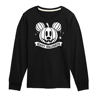 Disney's Mickey Mouse Boys 8-20 Happy Halloween Long Sleeve Graphic Tee
