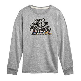 Disney's Mickey Mouse & Friends Boys 8-20 Happy Haunting Long Sleeve Graphic Tee