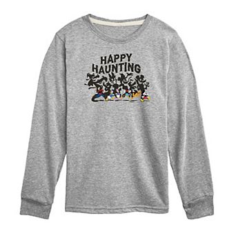 Disney's Mickey Mouse & Friends Boys 8-20 Happy Haunting Long Sleeve Graphic Tee