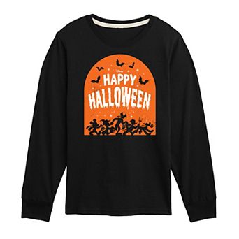 Disney's Mickey Mouse & Friends Boys 8-20 Happy Halloween Long Sleeve Graphic Tee