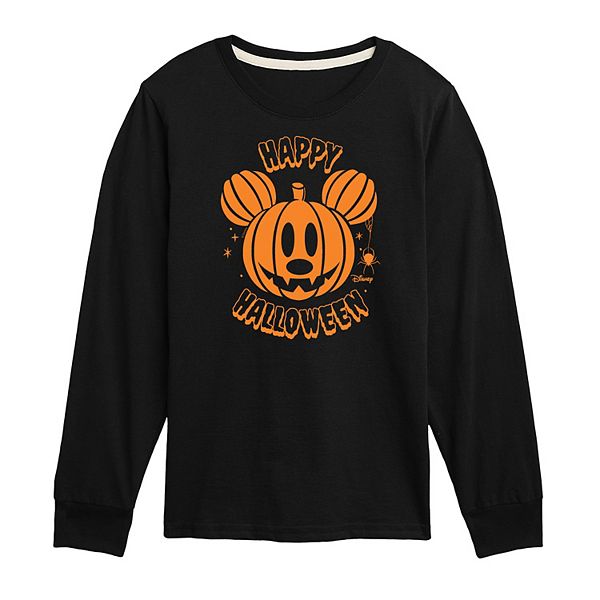 Disney's Mickey Mouse Boys 8-20 Pumpkin Long Sleeve Graphic Tee