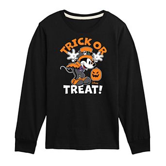 Disney's Mickey Mouse Boys 8-20 Trick Or Treat Long Sleeve Graphic Tee
