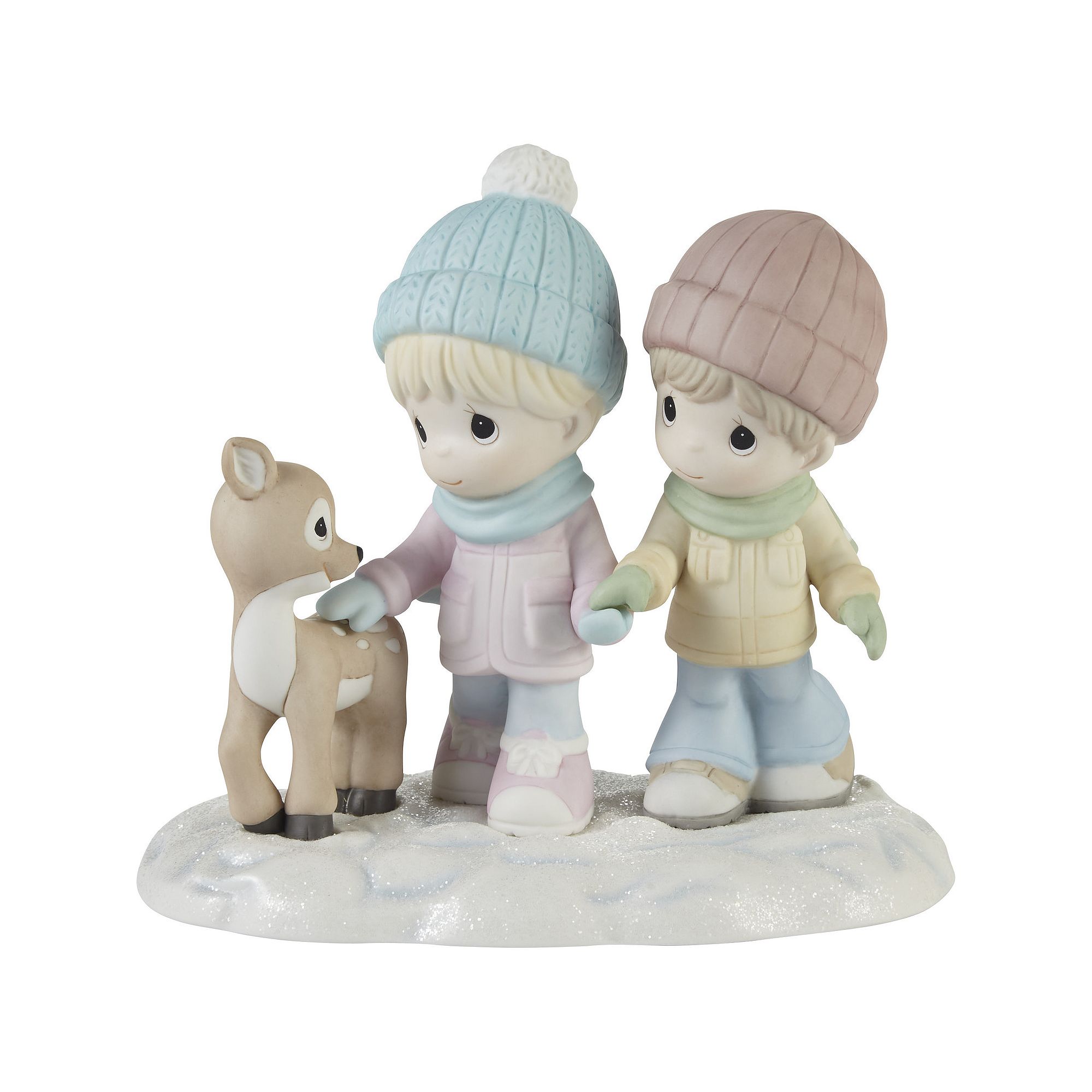 Precious Moments A Winter Walk Is Warmer With You Figurine Table Decor, Mul