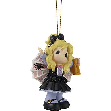 Precious Moments I Love Spinning Time With You Resin Halloween Ornament