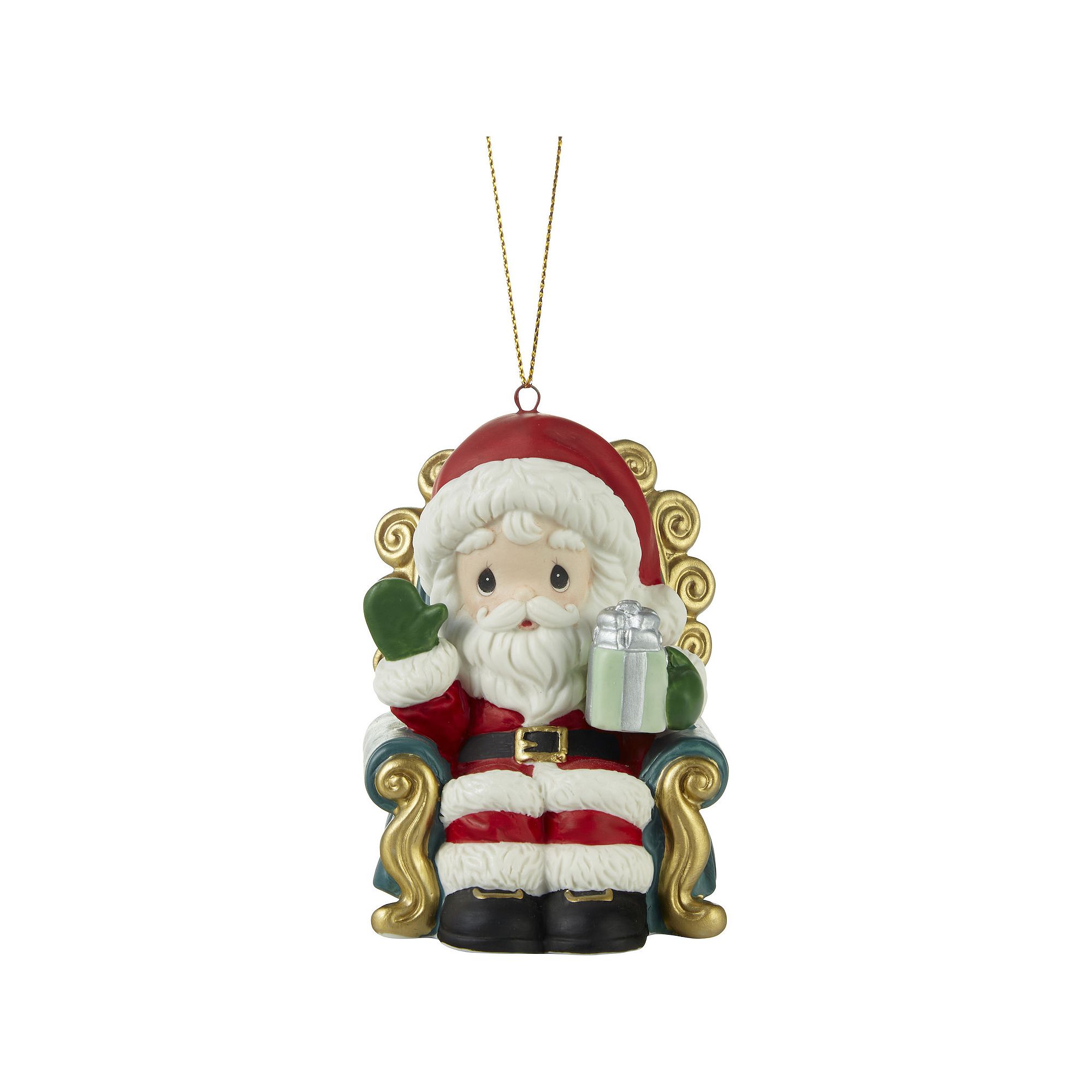 Precious Moments Santa’s Here Bringing Cheer Annual Santa Christmas Ornam