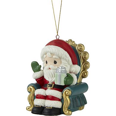 Precious Moments Santa’s Here Bringing Cheer Annual Santa Christmas Ornament